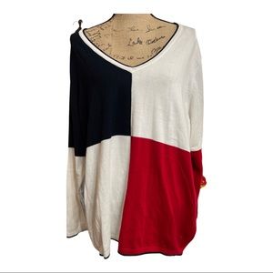 🆕Plus size Tommy Hilfiger V neck Sweater
